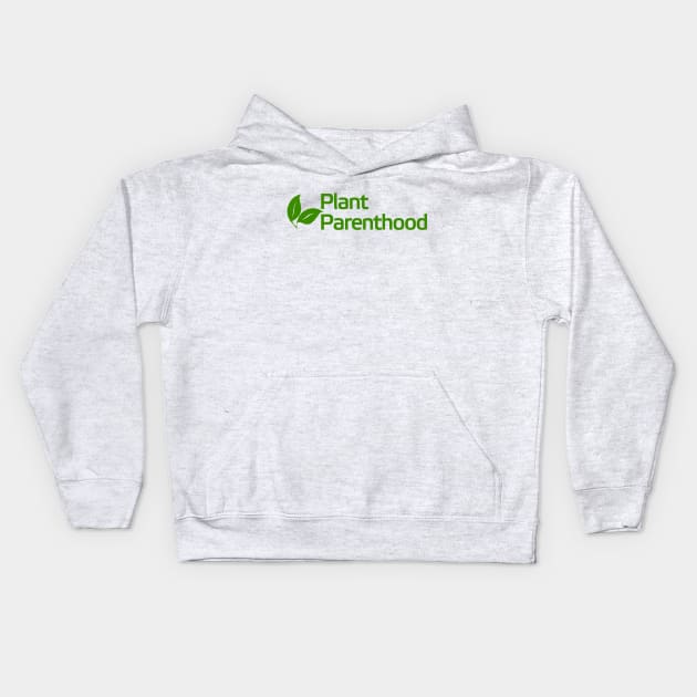 Plant Parenthood Kids Hoodie by fandemonium